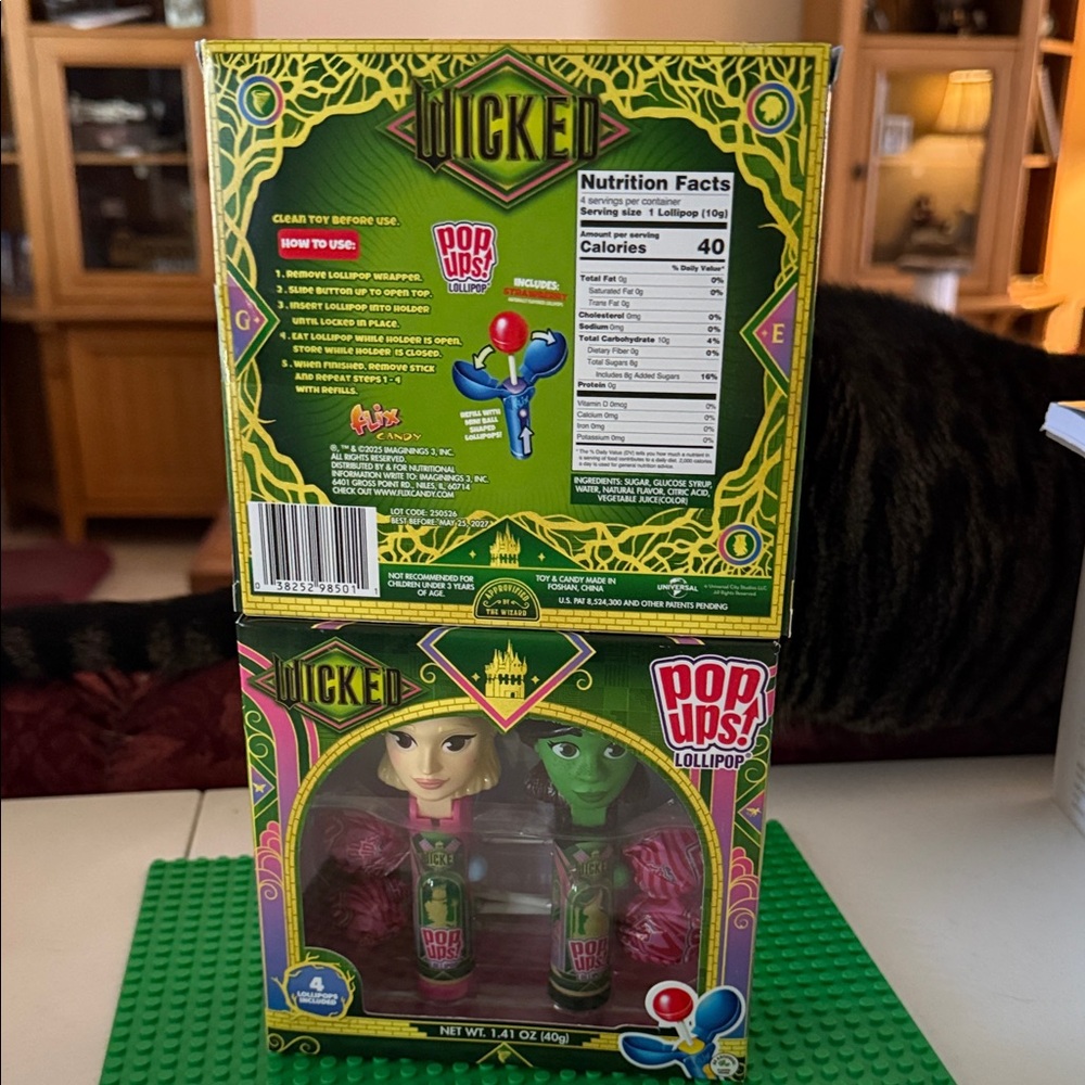 Pop Ups Lollipop Set - Green and Pink Delight